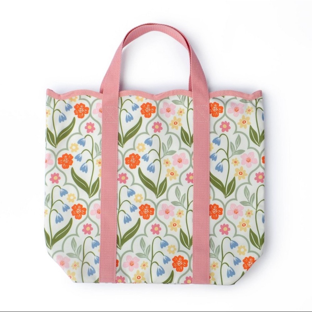 New Target Bullseye Playground Pink Floral 2026 Tote Bag